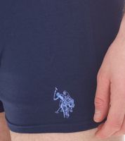 U.S. POLO ASSN. 2-Pack Men's Boxer Shorts, Breathable Cotton Underwear, 011601_US16133_02 999 Dark Blue/Light Blue/Red U.S. POLO ASSN. 2-Pack Men's Boxer Shorts, Breathable Cotton Underwear, 011601_US16133_02 999 Dark Blue/Light Blue/Red