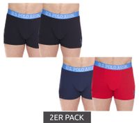 U.S. POLO ASSN. 2-Pack Men's Boxer Shorts, Breathable Cotton Underwear, 011601_US16133_02, Black or Blue/Red U.S. POLO ASSN. 2-Pack Men's Boxer Shorts, Breathable Cotton Underwear, 011601_US16133_02, Black or Blue/Red