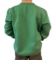 Sweat-shirt homme STONES en coton, pull oversize cool 400 g/m², chemise moderne avec col rond et logo brodé, vert