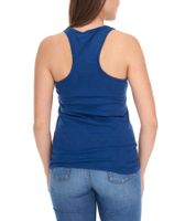 ROCKUPY Women's Tank Top with Skull Print, Cotton Summer Shirt, 218006, Dark Blue