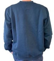 Pull homme STONES sweat-shirt moderne en coton chemise oversize 400gsm avec col rond et logo brodé bleu foncé