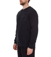 Pull basique homme STONES, pull moderne en coton, chemise à manches longues, 400 g/m², noir