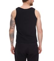 Camiseta sin mangas de algodón para hombre STONES, camiseta básica de cuello redondo, camiseta interior negra