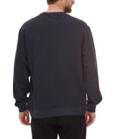 STONES Herren Basic-Pullover moderner Baumwoll-Sweater Sweatshirt Langarm-Shirt 400gsm Dunkel-Grau