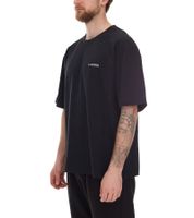 STONES Herren T-Shirt schlichtes Baumwoll-Shirt mit Rundhals und Stick-Logo Kurzarm-Shirt 240gsm Oversized Rot, Schwarz, Beige oder Hellbraun