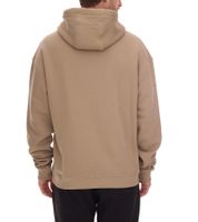 Sweat à capuche oversize pour homme STONES, sweat à capuche moderne en coton 400 g/m² avec capuche et logo brodé, marron clair