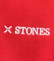 STONES Herren Pullover Baumwoll-Sweater Rundhals-Sweater Oversize-Sweater 400gsm Sweatshirt Rot, Dunkelbraun oder Braun