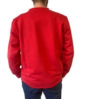 STONES Herren Pullover Baumwoll-Sweater Rundhals-Sweater Oversize-Sweater 400gsm Sweatshirt Rot, Dunkelbraun oder Braun