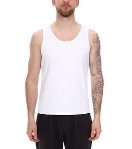STONES Men's Tank Top, Modern Muscle Shirt Made of Cotton, Round Neck Top with Ribbed Knit Structure, white Undershirt STONES Men's Tank Top, Modern Muscle Shirt Made of Cotton, Round Neck Top with Ribbed Knit Structure, white Undershirt