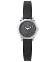 Orologio da donna Pierre Cardin con quadrante semplice, orologio analogico al quarzo con cinturino in pelle, 3ATM 27mm CPI.250, nero/bianco o nero Orologio da donna Pierre Cardin con quadrante semplice, orologio analogico al quarzo con cinturino in pelle, 3ATM 27mm CPI.250, nero/bianco o nero
