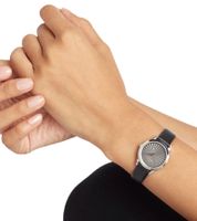 Orologio da donna Pierre Cardin con quadrante semplice, orologio analogico al quarzo con cinturino in pelle, 3ATM 27mm CPI.250, nero/bianco o nero Orologio da donna Pierre Cardin con quadrante semplice, orologio analogico al quarzo con cinturino in pelle, 3ATM 27mm CPI.250, nero/bianco o nero