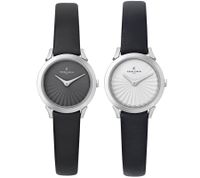 Orologio da donna Pierre Cardin con quadrante semplice, orologio analogico al quarzo con cinturino in pelle, 3ATM 27mm CPI.250, nero/bianco o nero Orologio da donna Pierre Cardin con quadrante semplice, orologio analogico al quarzo con cinturino in pelle, 3ATM 27mm CPI.250, nero/bianco o nero
