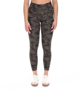 Leggings femme ROCKUPY pantalon de fitness tendance au look camouflage pantalon d'entraînement 393230 Vert/Noir