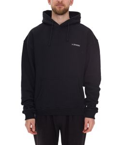 STONES men's hoodie, modern hooded sweater with logo embroidery, cotton sweater, oversized fit, 400gsm, black STONES men's hoodie, modern hooded sweater with logo embroidery, cotton sweater, oversized fit, 400gsm, black