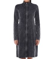 ROCKUPY Women's Mini Dress with Full Zipper, Summer Dress, Cotton Dress, 725423 Gray ROCKUPY Women's Mini Dress with Full Zipper, Summer Dress, Cotton Dress, 725423 Gray