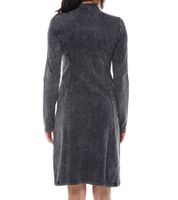 ROCKUPY Women's Mini Dress with Full Zipper, Summer Dress, Cotton Dress, 725423 Gray ROCKUPY Women's Mini Dress with Full Zipper, Summer Dress, Cotton Dress, 725423 Gray