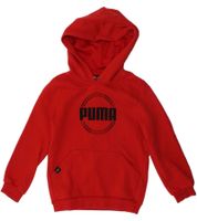 PUMA Kids Hoodie with Kangaroo Pocket Hoodie for Youth Boys & Girls 849258 11 Red