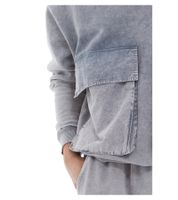 ROCKUPY Men's Sweatshirt, Cotton Pullover with Pockets, Crew Neck, MMS-400001 511 Gray ROCKUPY Men's Sweatshirt, Cotton Pullover with Pockets, Crew Neck, MMS-400001 511 Gray