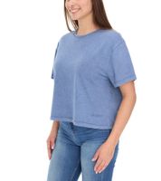 ROCKUPY Women's T-Shirt, Fashionable Round Neck with Stitching, Short Sleeve Shirt, RPW20-040501 512 Blue ROCKUPY Women's T-Shirt, Fashionable Round Neck with Stitching, Short Sleeve Shirt, RPW20-040501 512 Blue
