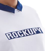 ROCKUPY Damen Sweatshirt Baumwoll-Shirt Winter-Sweater mit Logo-Stickerei RPW20_040302 001 Weiß ROCKUPY Damen Sweatshirt Baumwoll-Shirt Winter-Sweater mit Logo-Stickerei RPW20_040302 001 Weiß