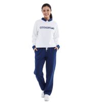 ROCKUPY Damen Sweatshirt Baumwoll-Shirt Winter-Sweater mit Logo-Stickerei RPW20_040302 001 Weiß ROCKUPY Damen Sweatshirt Baumwoll-Shirt Winter-Sweater mit Logo-Stickerei RPW20_040302 001 Weiß