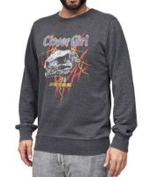 RE:COVERED X Jurassic Park Pull ras du cou pour homme avec imprimé vintage T-Rex 1993 ou Raptors on Tour 1993 Sweat-shirt à manches longues MMUNV1960 Gris foncé