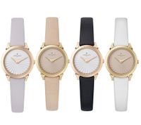 Orologio da donna Pierre Cardin con quadrante semplice, orologio analogico al quarzo con cinturino in pelle, 3ATM 27mm CPI.250 beige, nero, bianco, rosa Orologio da donna Pierre Cardin con quadrante semplice, orologio analogico al quarzo con cinturino in pelle, 3ATM 27mm CPI.250 beige, nero, bianco, rosa