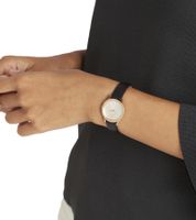 Orologio da donna Pierre Cardin con quadrante semplice, orologio analogico al quarzo con cinturino in pelle, 3ATM 27mm CPI.250 beige, nero, bianco, rosa Orologio da donna Pierre Cardin con quadrante semplice, orologio analogico al quarzo con cinturino in pelle, 3ATM 27mm CPI.250 beige, nero, bianco, rosa