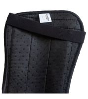 masita TEXAS Schienbeinschoner für Fußball mit Klettverschluss und EVA-Stoßdämpfer 7101 Schwarz/Rot/Weiß