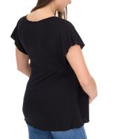 neun 9 Monate Damen schlichtes Schwangerschafts-T-Shirt Umstands-Mode 540202 Schwarz neun 9 Monate Damen schlichtes Schwangerschafts-T-Shirt Umstands-Mode 540202 Schwarz