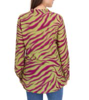  Aniston CASUAL FM Damen Bluse stylische Sommer-Bluse mit Kent-Kragen Alltags-Bluse 11026408 Grün/Lila