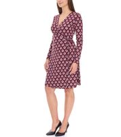 Robe d'été élégante à manches longues pour femme Aniston Casuals 3172 95293142 Violet/Marron/Blanc