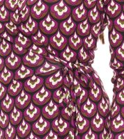 Robe d'été élégante à manches longues pour femme Aniston Casuals 3172 95293142 Violet/Marron/Blanc