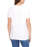 T-shirt Aniston CASUAL à manches courtes pour femme avec découpes, chemise d'été 74287507, blanc