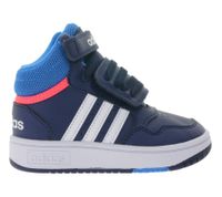 adidas Hoops Mid 3.0 AC Kinder Turnschuhe Retro Kleinkinder-Sneaker für Mädchen und Jungen Baby-Schuhe GW0406 Dunkelblau