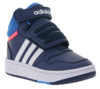 adidas Hoops Mid 3.0 AC Kinder Turnschuhe Retro Kleinkinder-Sneaker für Mädchen und Jungen Baby-Schuhe GW0406 Dunkelblau