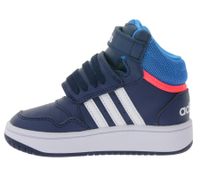 adidas Hoops Mid 3.0 AC Kinder Turnschuhe Retro Kleinkinder-Sneaker für Mädchen und Jungen Baby-Schuhe GW0406 Dunkelblau