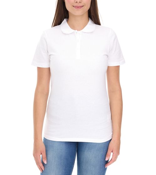 ELEVATE Helios Damen Polo-Shirt Baumwolle Polo-Hemd Pique-Strick 180 g/m² 3810701 Weiß