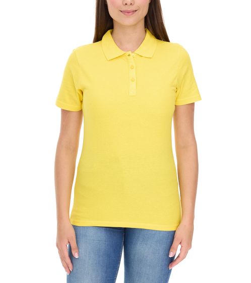 ELEVATE Helios Women's Polo Shirt, Cotton Pique Knit, 180 g/m², 3810710 Yellow
