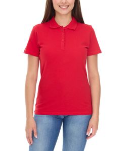 ELEVATE Helios Damen Polo-Shirt Baumwolle Polo-Hemd Pique-Strick 180 g/m² 3810725 Rot
