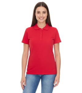 ELEVATE Helios Women's Polo Shirt, Cotton Pique Knit, 180 g/m², 3810725 Red