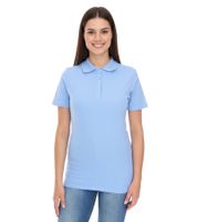 ELEVATE Helios Women's Polo Shirt, Cotton Pique Knit, 180 g/m², 3810740 Light Blue