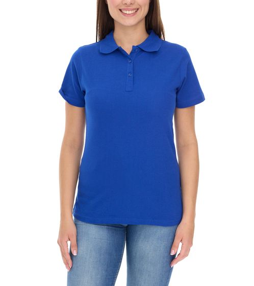 ELEVATE Helios Damen Polo-Shirt Baumwolle Polo-Hemd Pique-Strick 180 g/m² 3810744 Blau