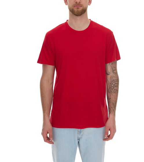 ELEVATE Jade Herren T-Shirt nachhaltiges Kurzarm-Shirt 160 g/m2 Basic-Shirt Unterzieh-Shirt 3750025 Rot