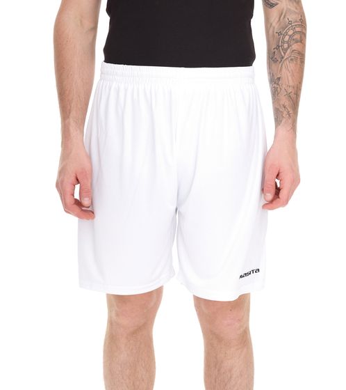 masita Rio Herren Trainings-Shorts mit Clima Tech-Technologie Sport-Hose mit Innenslip 2401S-1000 Weiß