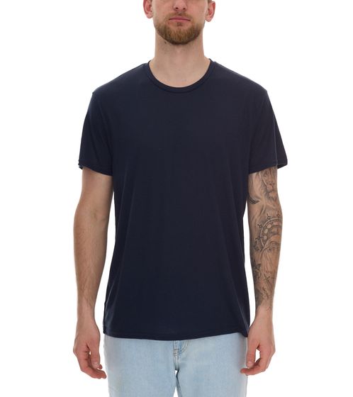 ELEVATE Jade Men's T-Shirt, Sustainable Short-Sleeve Shirt, 160 g/m² Basic Shirt, Undershirt, 3750049 Navy