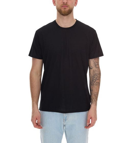 ELEVATE Jade Men's T-Shirt, Sustainable Short-Sleeved Shirt, 160 g/m² Basic Shirt, Undershirt, 3750099 Black