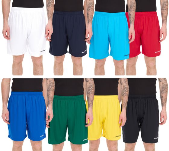 masita Rio Men's Training Shorts with Clima Tech Technology, Sports Shorts with Inner Briefs, 2401S, Blue, Red, Yellow, Black, White, Green