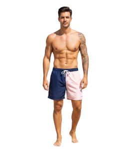 Short de bain homme Pierre Cardin, short de bain élégant LA205027 Bleu marine/rose