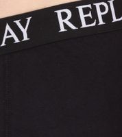 Confezione da 3 boxer da uomo REPLAY retrò in cotone I101102-002 N176 Nero/Grigio/Rosso